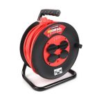 50m. extensible eléctrico plástico 4 tomas 3x1,5mm. IP44 (Mader 63883)