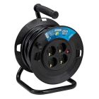 25m. extensible enrollacables profesional 4 tomas 3x1,5mm IP20 (Simon EX562582)