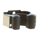 Cuelga escobas pinza negro adhesivo o tornillo (Koppels E1006N)