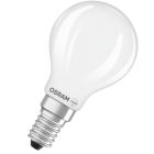 Lámpara esférica cristal Led mate Retrofit E14 3,4W 4000K 470Lm (Osram 468278)