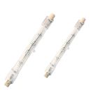 Lámpara halógena lineal económica R7s 400W 118mm.