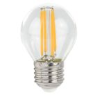 Lámpara esférica cristal Led clara E27 4W 2700°K 500Lm (Spectrum WOJ+14072)