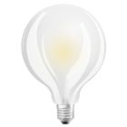 Lámpara globo cristal Led mate E27 5,9W 2700°K 138x95mm. (Osram 466465)