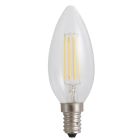 Lámpara led vela mate E14 6W 800Lm 6000K (B&B 121148)