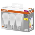 Pack de 3 lámpara Led estándar E27 8,5W 4000K (Osram 127531)