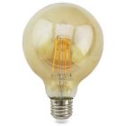 Lámpara globo cristal Led Vintage caramelo E27 7W 80x120mm. (GSC 200671005)