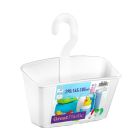 Cesto con percha multifunción blanco (Plastic 5016)