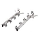 Tendedero de pared 8 poleas acero inox 18/8 (Sauvic  89405)