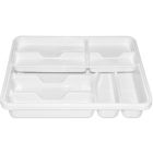 Clasificador doble de utensilios Aveiro blanco (Hega 16637)