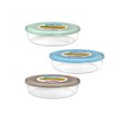 Taper de plástico redondo con tapa 2,75L Aral Micro  (Plastic 1640)