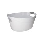 Cesto de ropa ovalada blanca 24L (GSC 402020014)