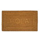 Felpudo coco prensado modelo hola 40x70cm (Dintex 50212)