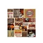 Alfombra pasillera Italica digital coffe day 52 cm. (Dintex 56714)