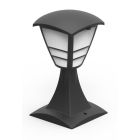 Farol sobremuro moderno de plástico 1xE27 Negro (F-Bright 2073514-N)