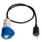 1 m. convertidor clavija schuko a base cetac 2P+T IP44 (GSC 2300232)