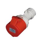 Base aérea 5P roja (3P+T+N) 16A IP44 (GSC 2300390)