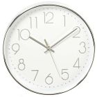 Reloj de pared plata Ø30cm (Nedis CLWA015PC30SR)
