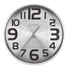 Reloj de pared de cristal y aluminio Kuzine ø30cm. (GSC 405005008)