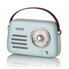 Radio Bluetooth retro recargable FM/AM AUX(Haeger RB-BLU.002A )