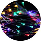 5 m. mini guirnalda Led de alambre con mando RGB 3xAA (Electro 79.719/RGB)