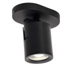 Foco de aluminio serie Tonik negra GU10 (Jueric 10294)