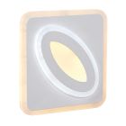 Plafón Led  secuencial cuadrado 39W 3900Lm regulable en tono