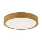Plafón Led techo efecto madera Atut 18W IP44 4000K 1980Lm 280mm (Strühm 04149)
