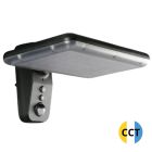 Farola solar Led CCT con sensor crepuscular y de movimiento 15W 2000Lm 4000K/6000K IP65 (F-Bright 2075008)