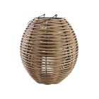 Lámpara ratán con vela Led 2xAA Ø42,3 x 46cm. (Galix G2126/46)