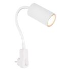 Aplique pared flexible con enchufe blanco Robby GU10 (Globo 57911DPW)