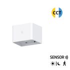 Aplique de pared recargable blanco c/sensor crespuscular y movimiento (F-Bright 2071005-BL)