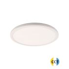 Plafón redondo blanco  Nymphea Flat Duo  Ø40cm 36W CCT 4700Lm IP54 (Spectrum SLI031047CCT_PW)