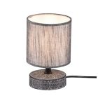 Lámpara sobremesa ceramica gris Marie 1xE14 IP20 (Trio R50980111)