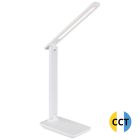 Flexo Led Brighton blanco CCT regulable en temperatura con cargador inalámbrico 5W 570Lm (Globo 58439W)