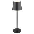 Lámpara Led de sobremesa regulable Vannie negro 130Lm 3000K Ø106x360mm. (Galix 58438G)