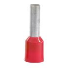 100 ud. puntera hueca doble rojo 14mm 2 x 10 mm2 (Copain BD1000D)