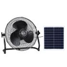 Ventilador recargable solar de suelo 15W (F-bright 2433426)