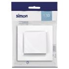 Pulsador blanco S10 (Simon F1090150030)
