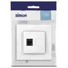 Toma teléfono blanca S10 (Simon F1090480030 )