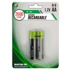 2 uds. pilas recargables HR06-AA 2600 mAh (Electro DH 50.036/2600/AA) (Blíster)
