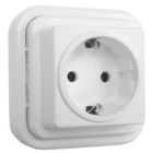 Base de empotrar con TTL blanca serie Kristal (Fontini 20-215-05-2)