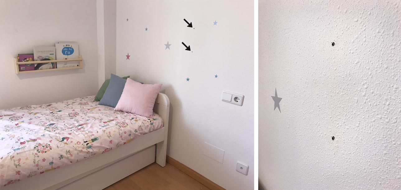 Pasos para hacer una lámpara casera fácil Buscando la ubicación de la lámpara