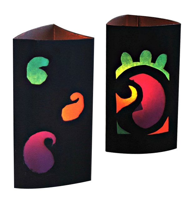 Lámparas de cartón para hacer con niños: manualidades en tiempos de coronavirus