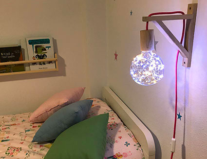 Cómo hacer una lámpara casera original DIY