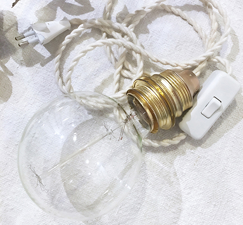 Haz tu propia lámpara de estilo nórdico