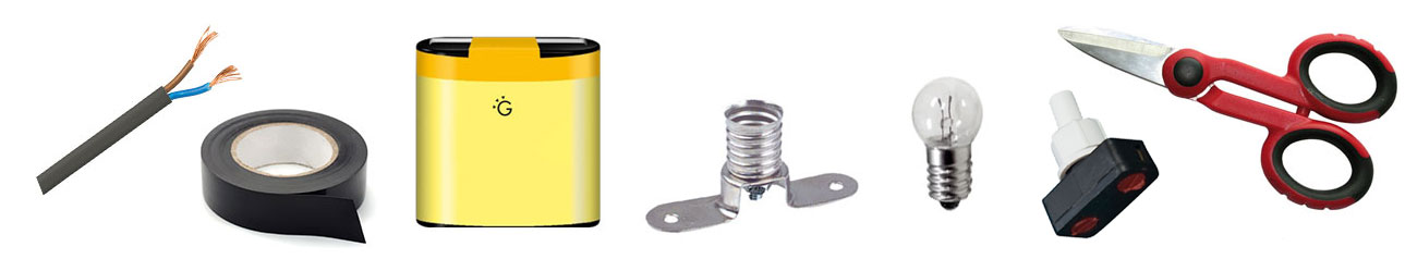 Materiales para construir un circuito eléctrico casero Materiales para construir un circuito eléctrico casero