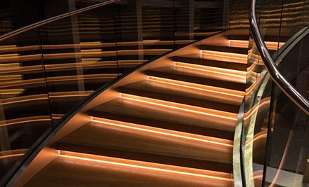 Iluminacion de escaleras