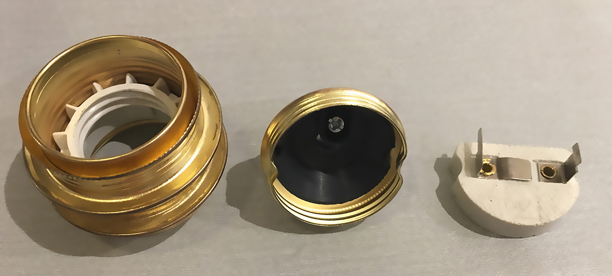 portalámparas desmontado portalámparas desmontado